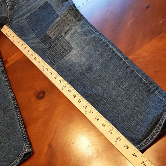 Old Navy Boyfriend Skinny Patchwork Jeans - Picture 10 of 12